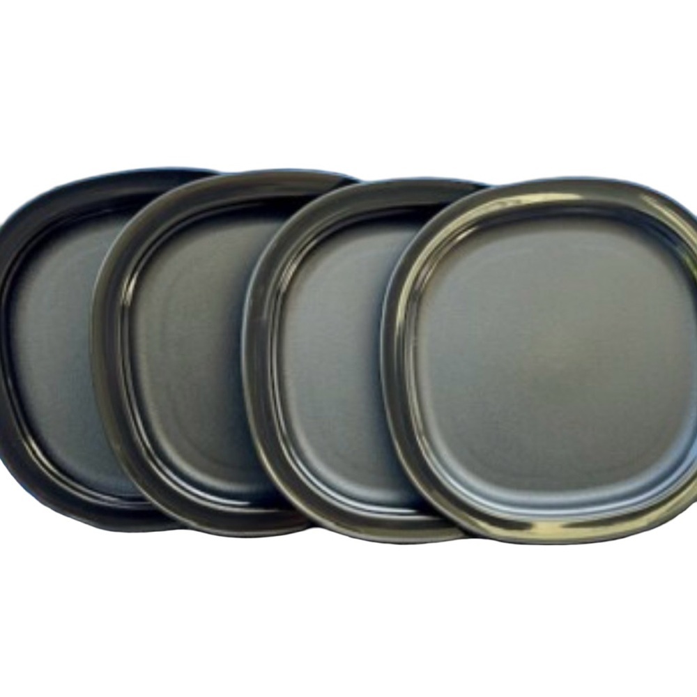 Tupperware Black Dinner Plates Set
